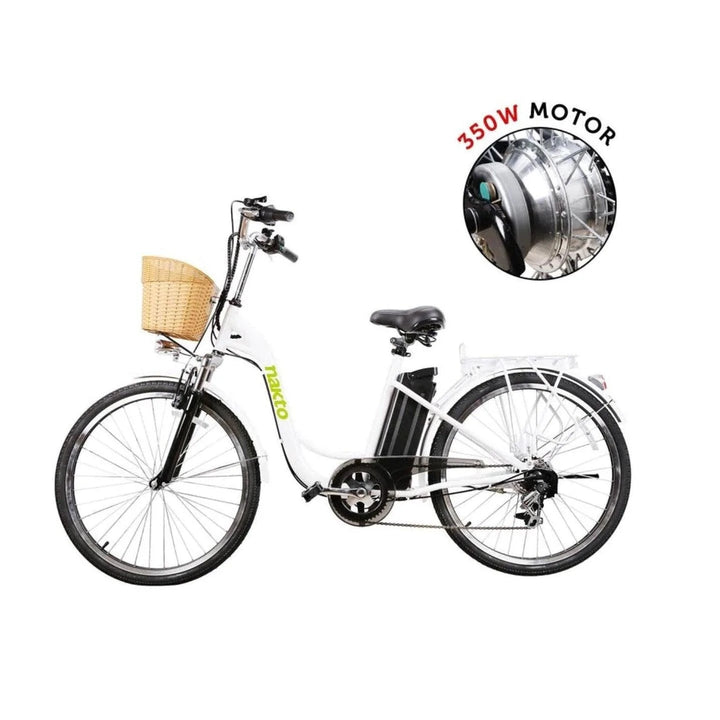 Nakto Camel 2 Step-Thru Step-Thru Electric Bikes White 7