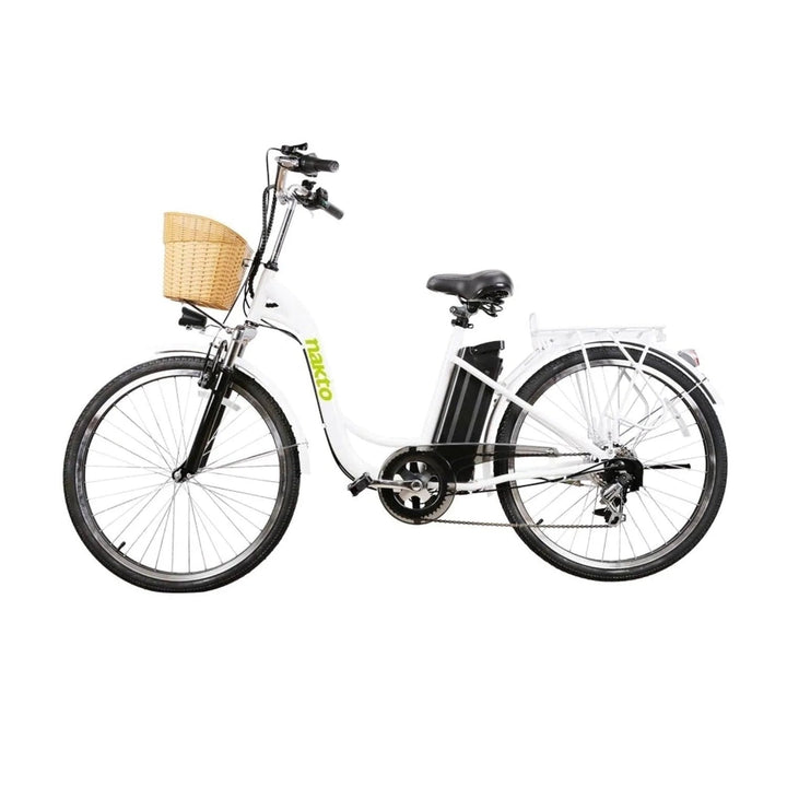 Nakto Camel 2 Step-Thru Step-Thru Electric Bikes White 1