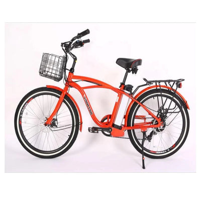 X-Treme New Port Elite Max 24 Volt Lithium Powered Beach Cruiser Electric Bike - eBike Haul