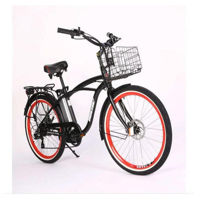 X-Treme New Port Elite Max 24 Volt Lithium Powered Beach Cruiser Electric Bike - eBike Haul