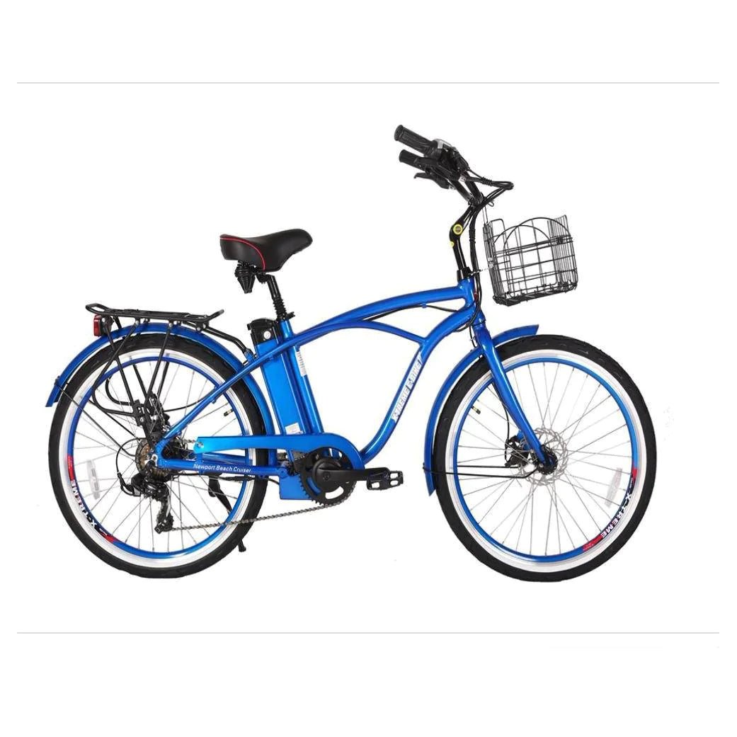 X-Treme New Port Elite Max 24 Volt Lithium Powered Beach Cruiser Electric Bike - eBike Haul