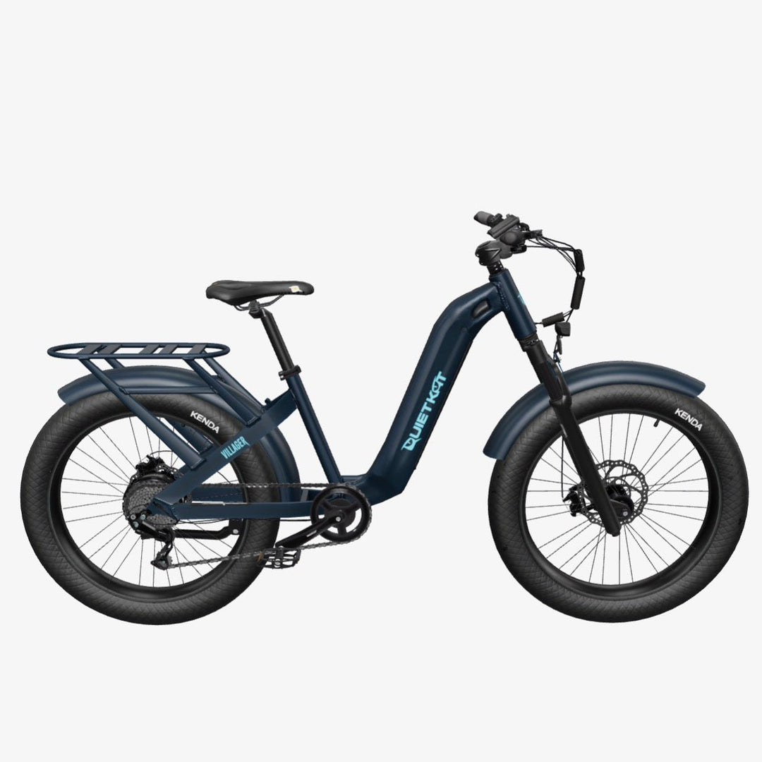 QUIETKAT QUIETKAT| Villager Urban Cruiser Fat Tire Electric Bike - eBike Haul