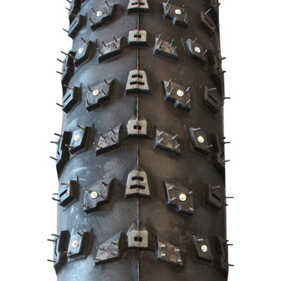 RAMBO RAMBO| Arisun Sharktooth 26X4″ Folding Studded Tire - eBike Haul
