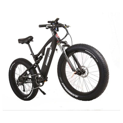X-Treme Rocky Road 48 Volt 10 Amp Lithium Powered Full Suspension Fat Tire Mountain Electric Bike - eBike Haul