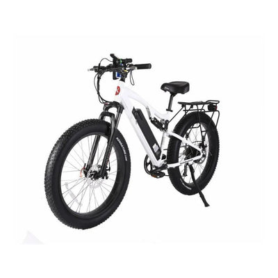 X-Treme Rocky Road 48 Volt 17 Amp Lithium Powered Full Suspension Fat Tire Mountain Electric Bike - eBike Haul