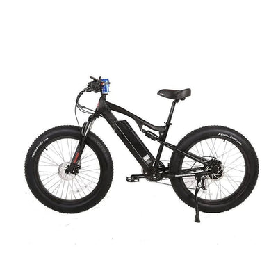 X-Treme Rocky Road 48 Volt 17 Amp Lithium Powered Full Suspension Fat Tire Mountain Electric Bike - eBike Haul
