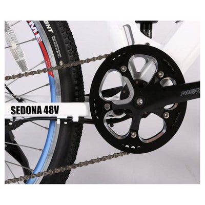 X-Treme Sedona 48 Volt Lithium Powered step-Through Mountain Electric Bike - eBike Haul