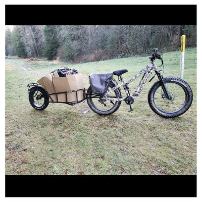 QUIETKAT QUIETKAT| All Terrain Bike Cargo Trailer for Hunting - eBike Haul