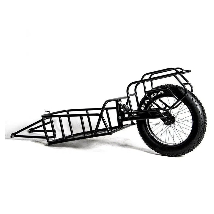 eunorau Single Track Fat Tire Bike Cart /Cargo Trailer for Hunting - eBike Haul