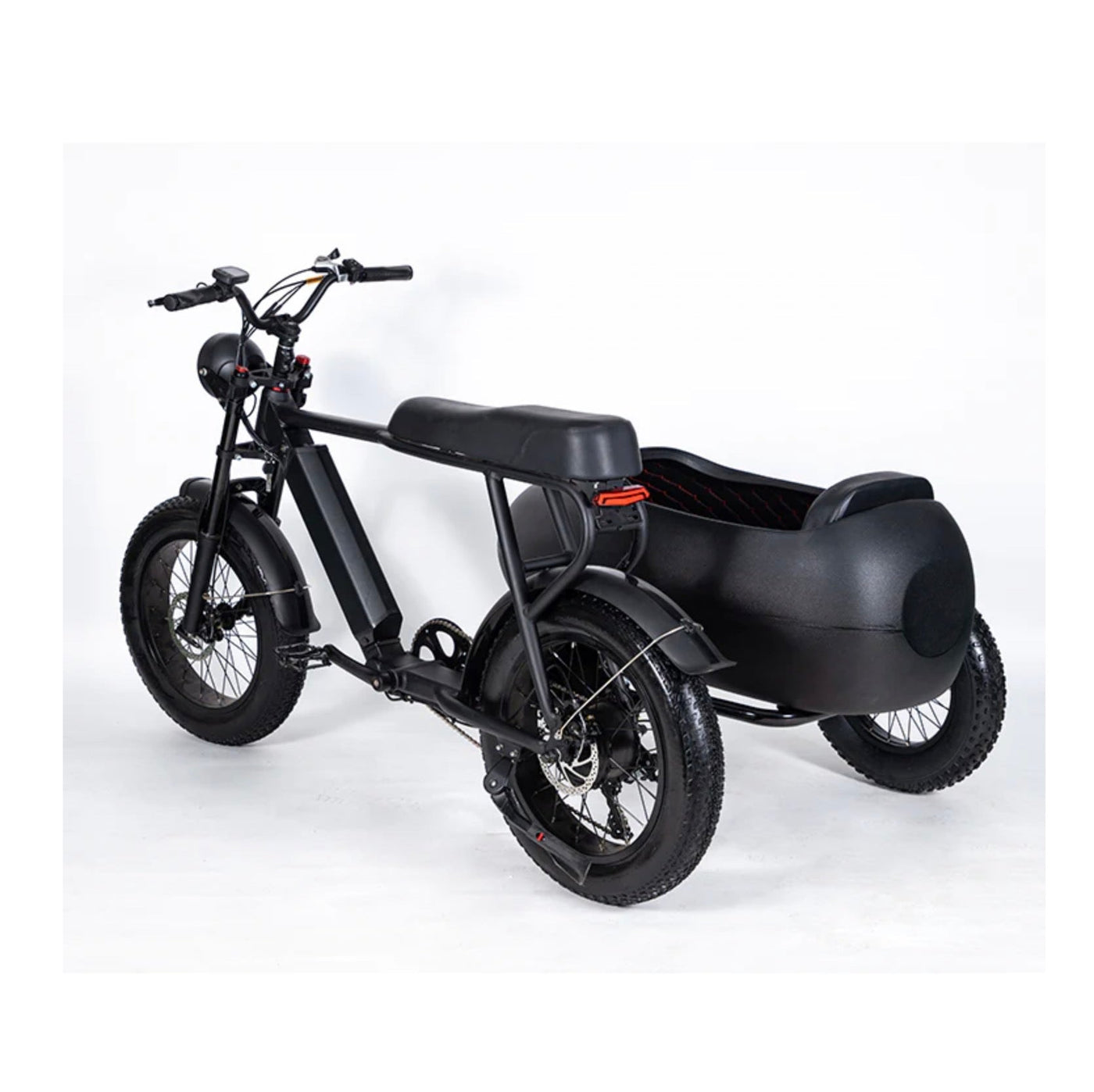 SoverSky SoverSky| 28MPH 35Miles Shimano 6-Speed 750W Lithium Bike with Sidecar - eBike Haul