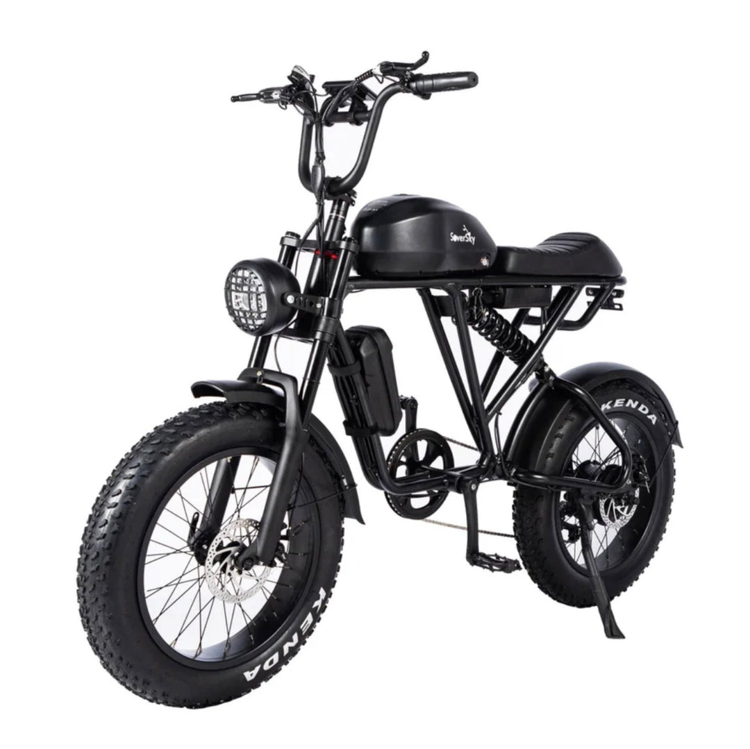electric big tire bicycle SoverSky| EB45-4813 Titan 500 Shimano 7-Speed Fat Tire Off Road Electric Bike