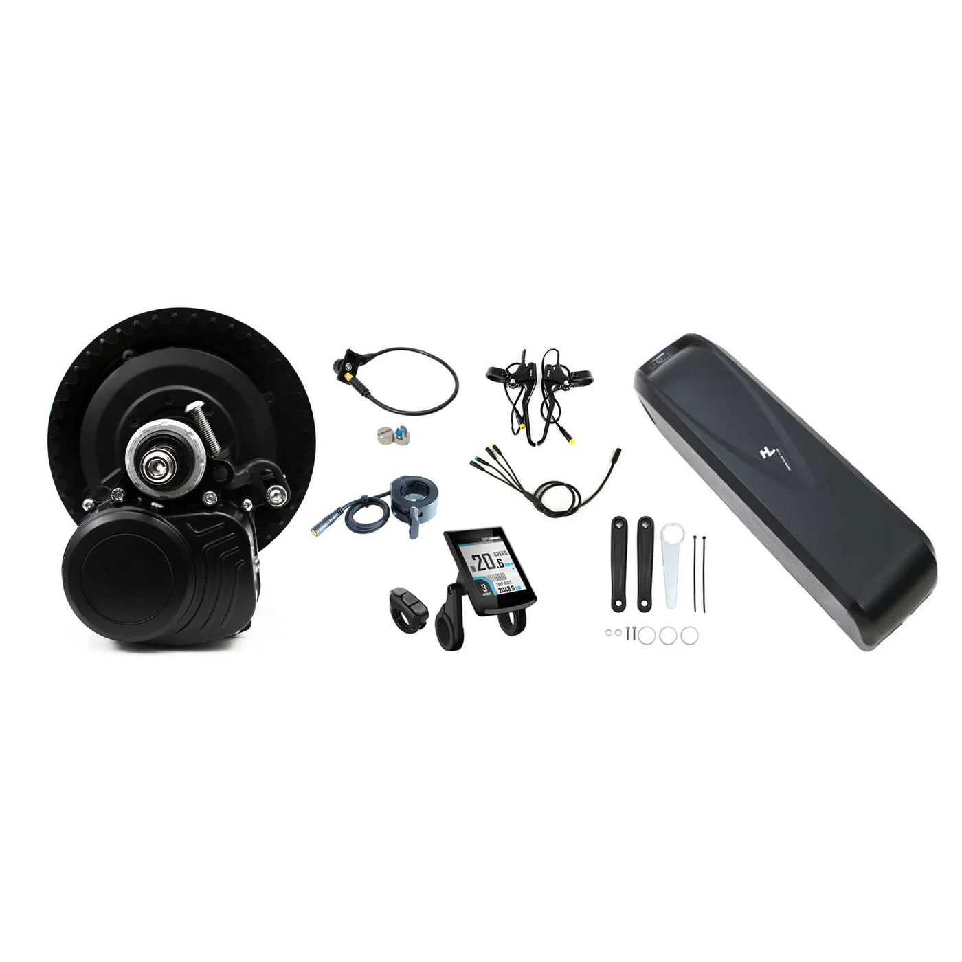 eunorau TONGSHENG 36V350W/48V500W/52V750W Mid Drive Kit 10AH/13AH/14AH/17AH Battery - eBike Haul