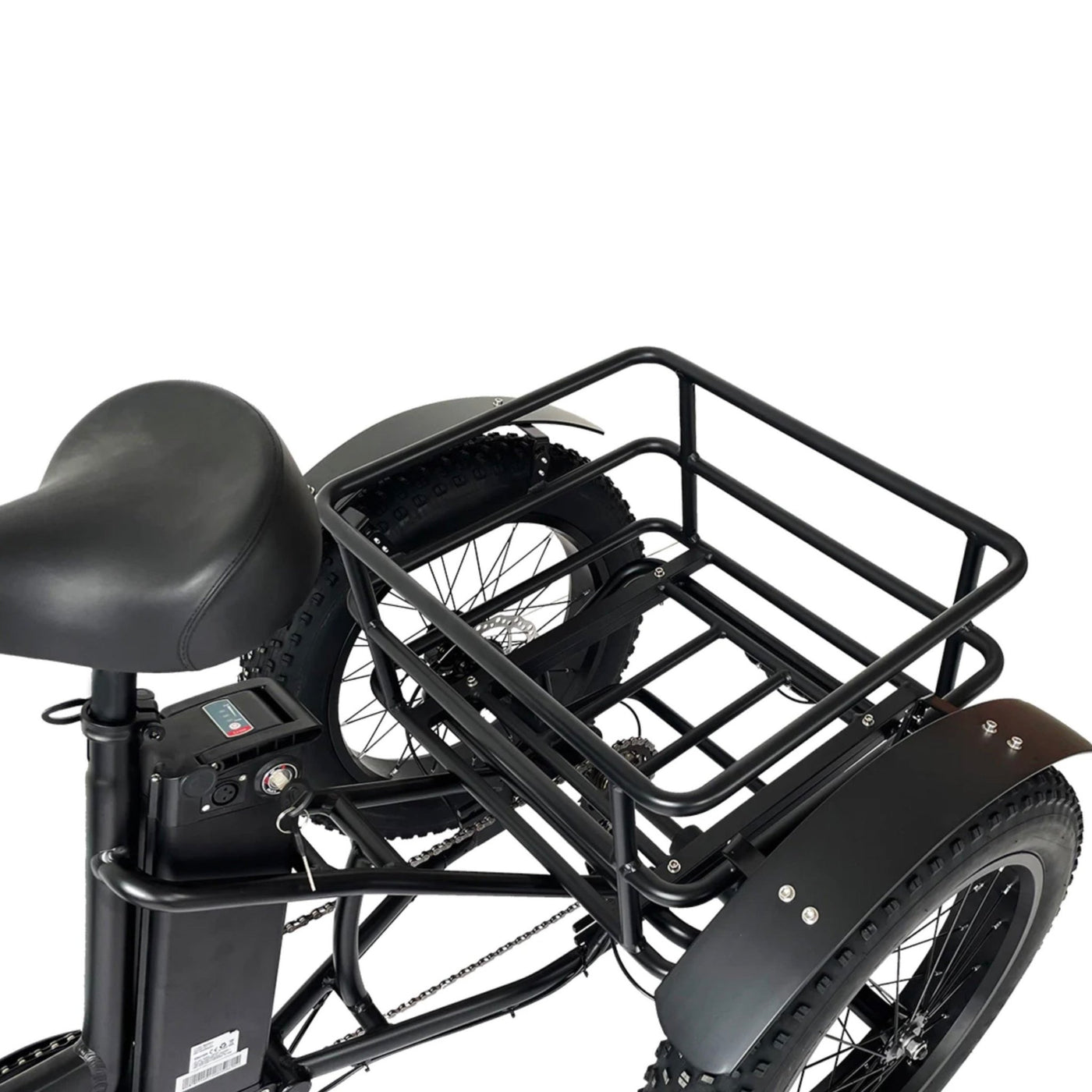 VTUVIA VTUVIA| FT2 500W 48V 13Ah Fat Tire Electric Cargo Trike - eBike Haul