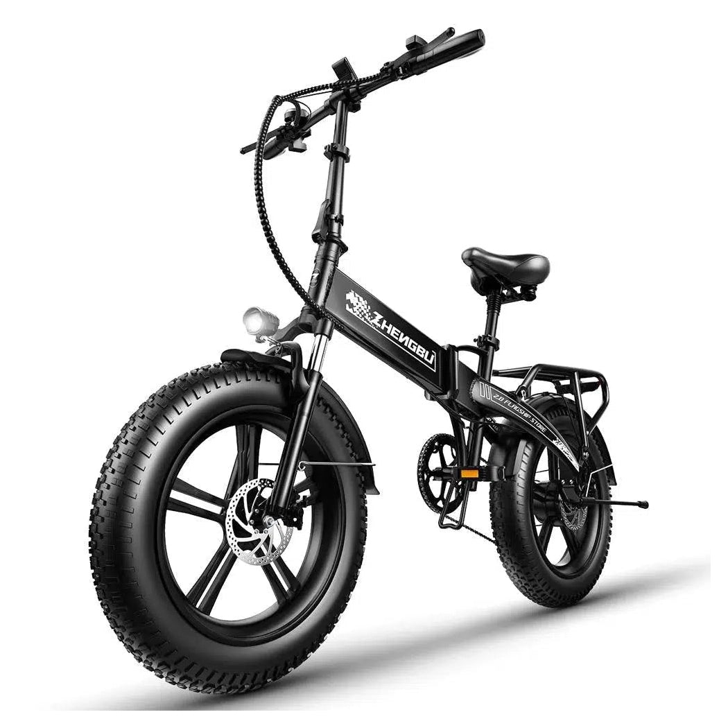 ZHENGBU ZHENGBU NXB Long Life Battery Fat Tire Folding Electric Bike - eBike Haul
