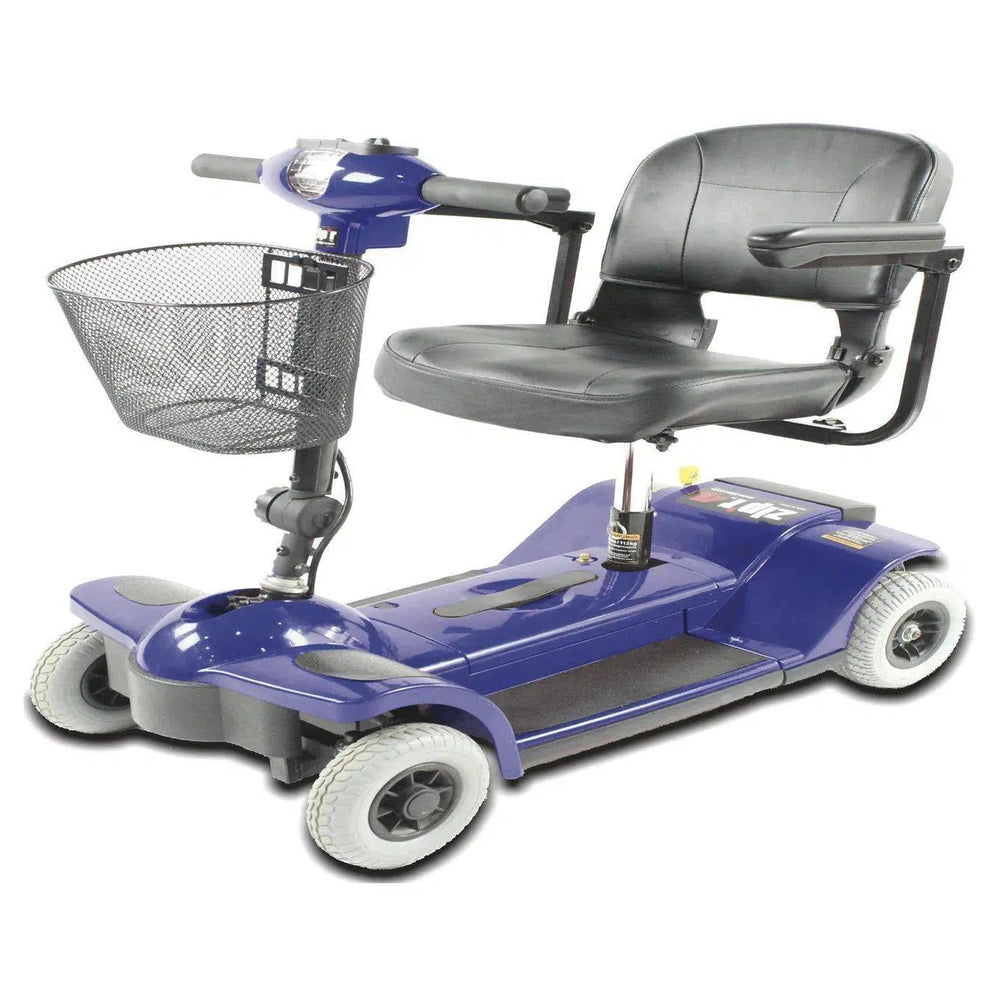 Zip'r Zip'r 4 XTRA Traveler Collapsible 4-Wheel Extended Legroom and Ultra Wide Seat Electric Mobility Scooter-TSA Approved - eBike Haul