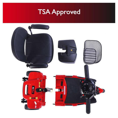 Zip'r Zip'r Roo 4-Wheel Traveler Long Range Portable Mobility Scooter-TSA Approved - eBike Haul
