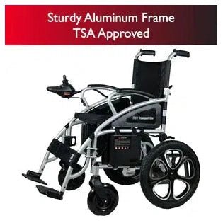 Zip'r Zip'r Transport Lite Folding Electric Wheelchair-TSA Approved - eBike Haul